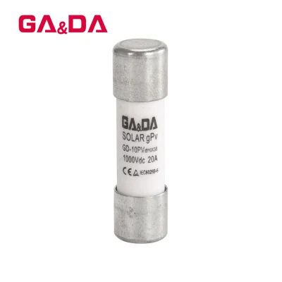 GD-10PV-20A Fusible Cylindrique Fusibles en céramique Porte-fusible solaire basse tension