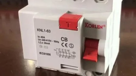 Disjoncteur à courant résiduel Korlen RCCB série F360 CB 63A